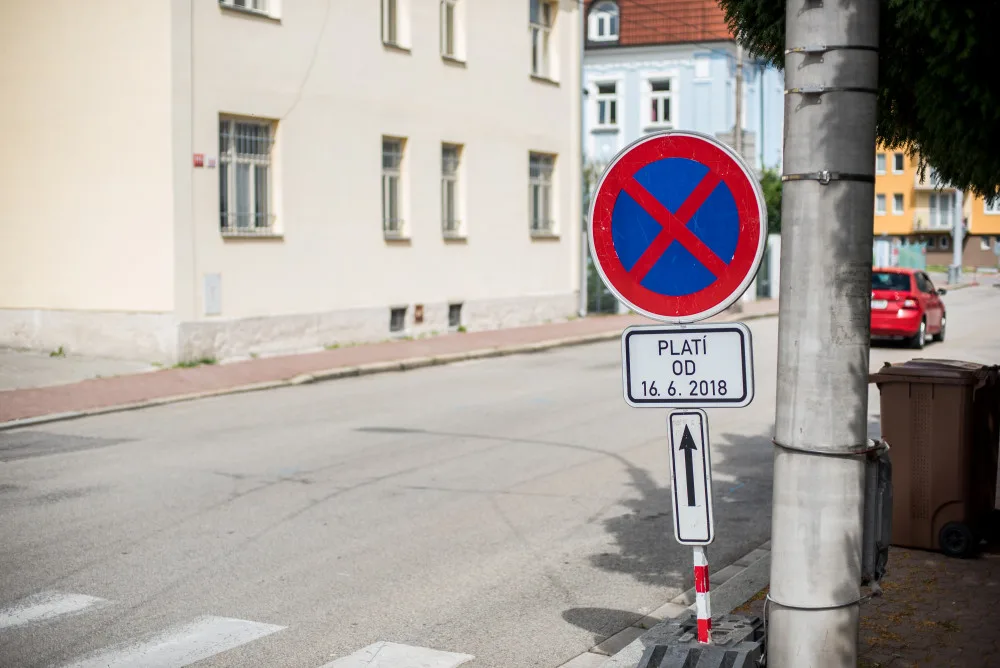 Uzavírka frekventované budějcké křižovatky.