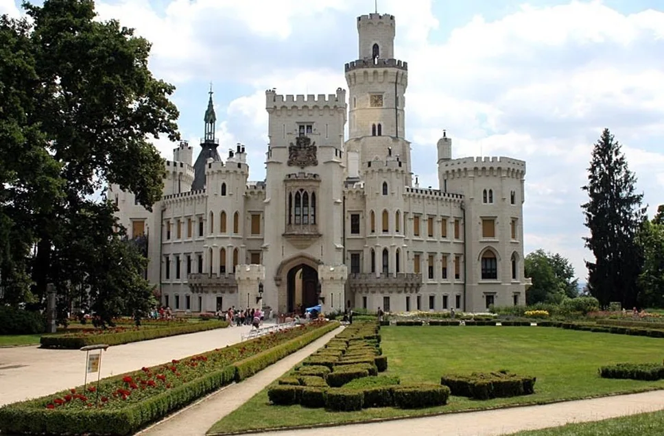 Zámek Hluboká nad Vltavou.