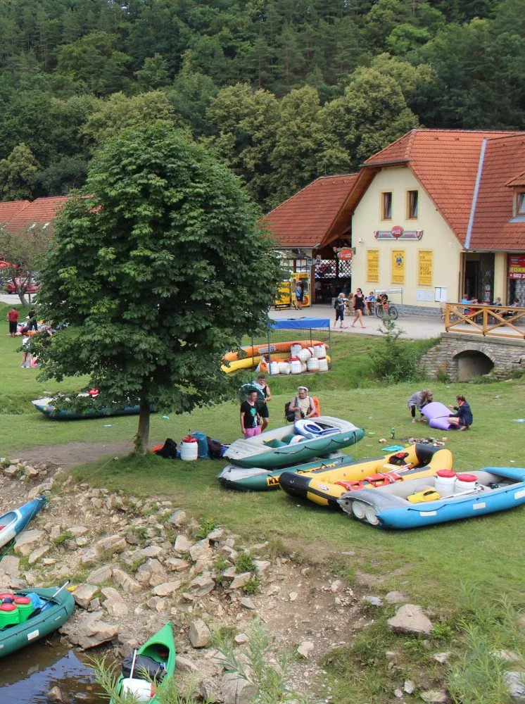 Zlatá Koruna je rájem pro vodáky.