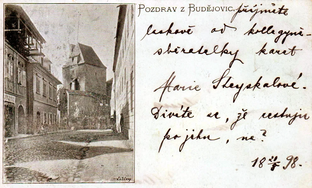 Pozdrav z Českých Budějovic.