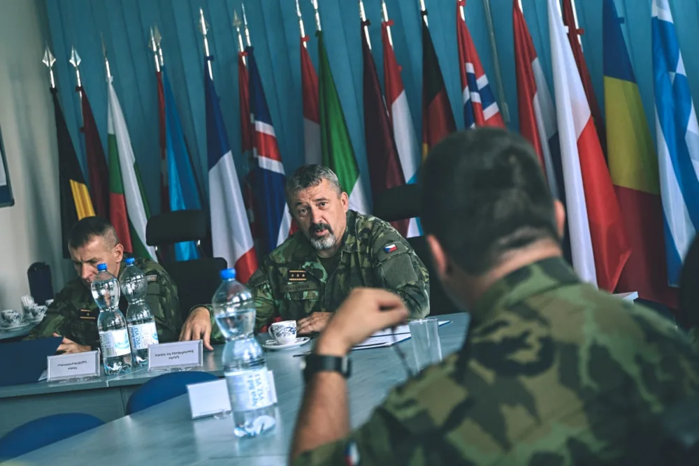 Generálporučík Aleš Opata diskutoval se zástupci útvaru o rozvoji vojska pozemní protivzdušné obrany