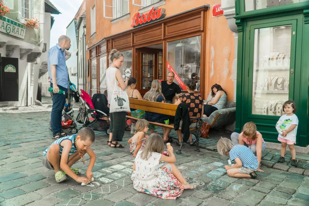 Projekt Unes-co v Českém Krumlově.