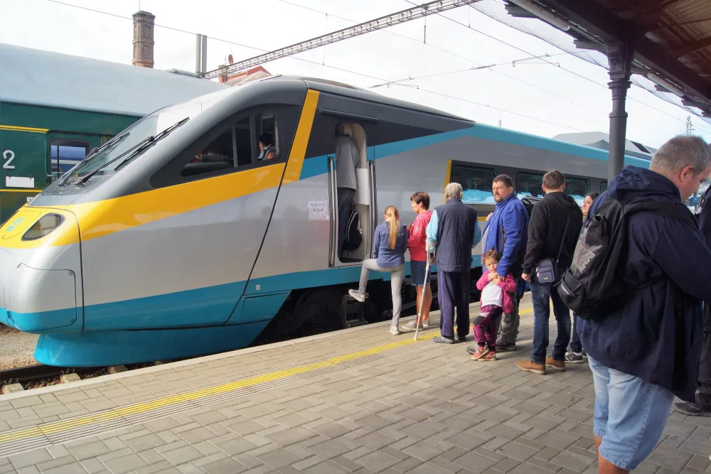 Národní den železnice v Českých Budějovicích, Pendolino..