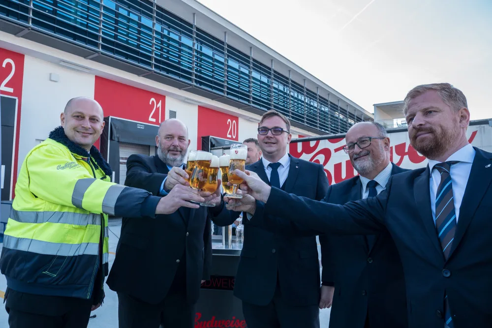 Slavnostní otevření nového logistického ventra Budějovického Budvaru.