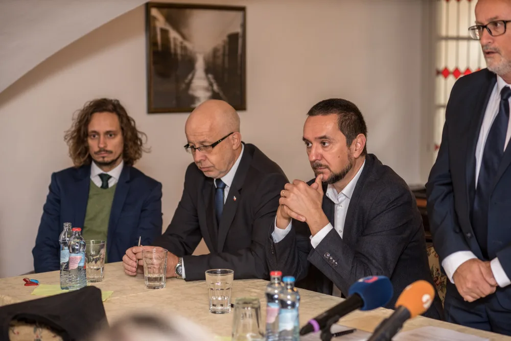 Jan Mádl, Ivo Moravec a Juraj Thoma.