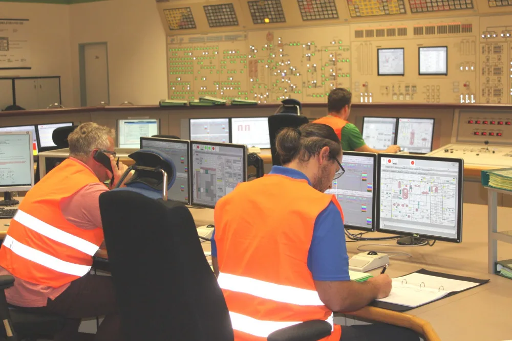 Cvičení probíhalo na temelínském simulátoru (Foto Jana Gribbinova)