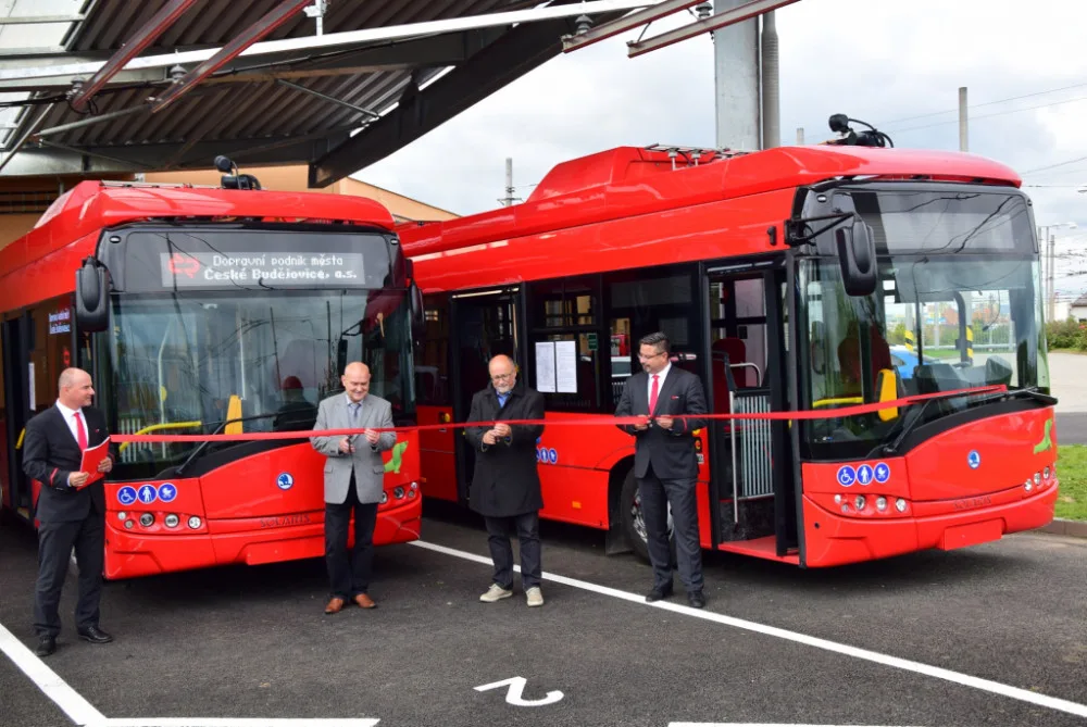 Nové budějcké elektrobusy