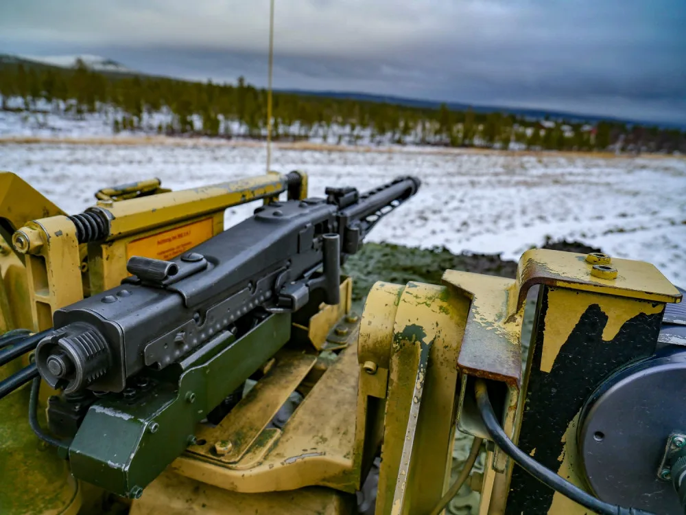 Kulomet MG3A1 na lehkém obrněném vozidlu Dingo 2