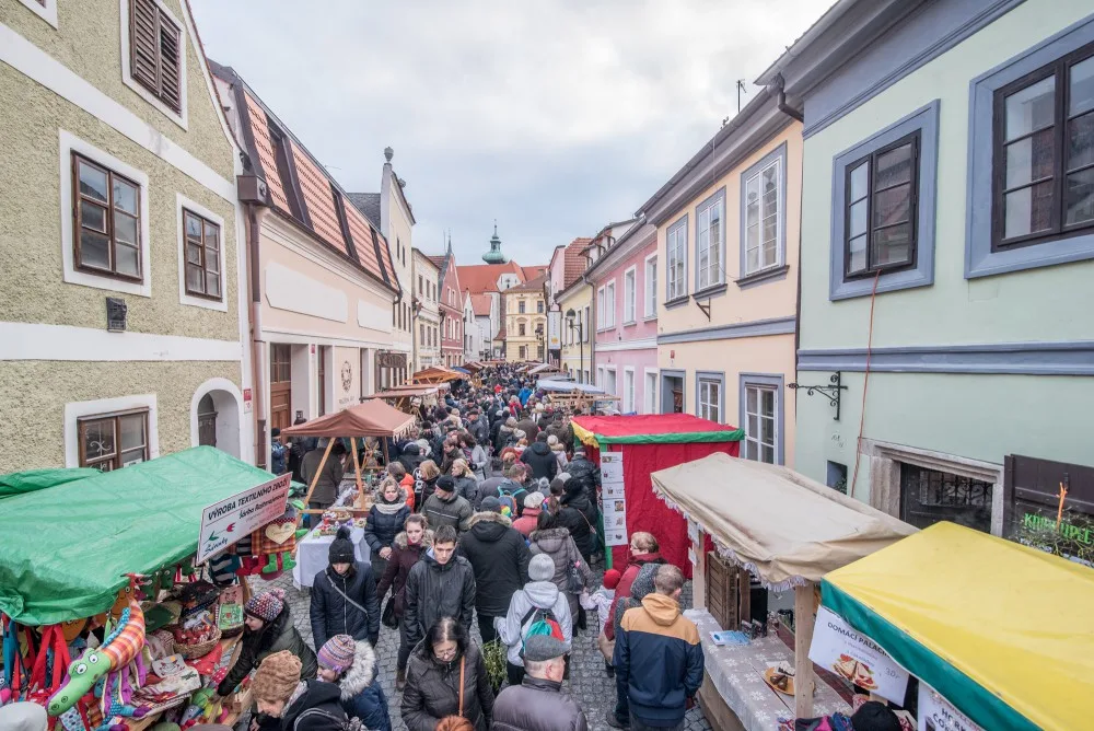 Vánoční ulička v Panské