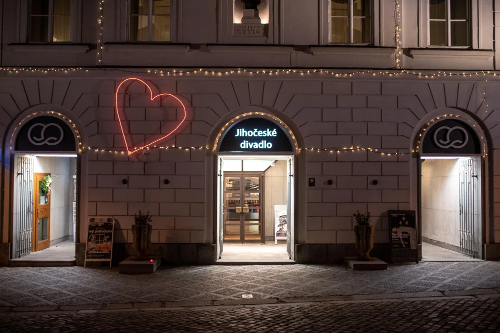 Srdce Václava Havla na Jihočeském divadle
