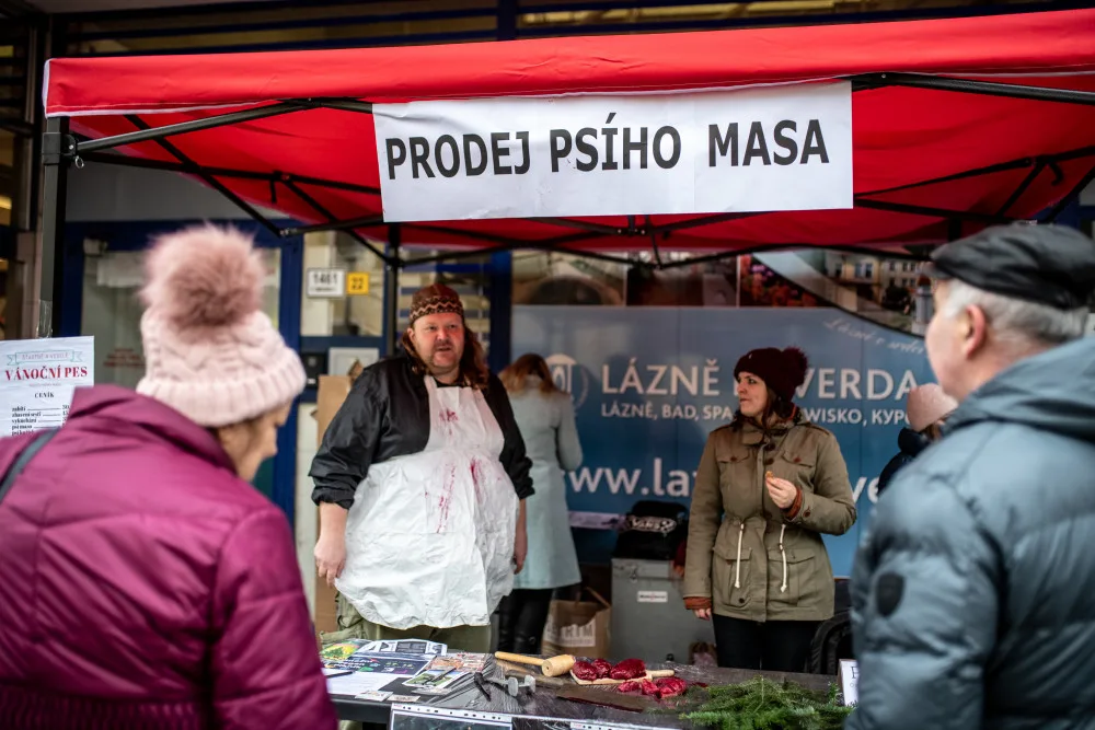 Prodej psího masa