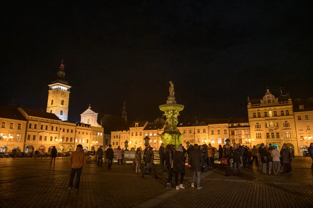 Lidé na náměstí uctili památku Jana Palacha