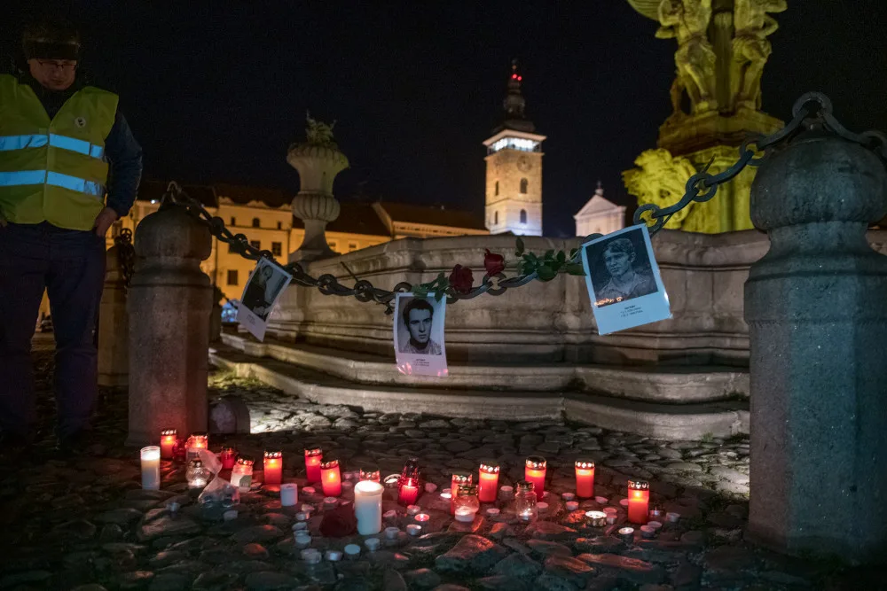 Lidé na náměstí uctili památku Jana Palacha