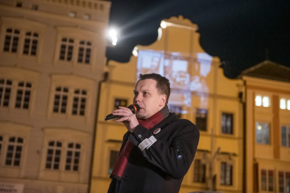 Lidé na náměstí uctili památku Jana Palacha