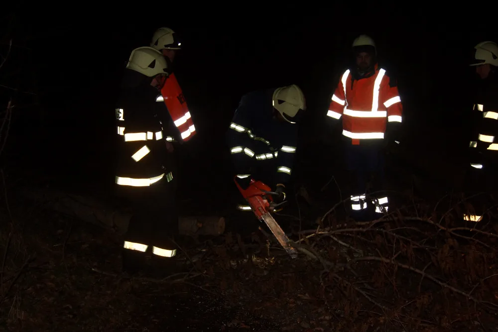 Hasiči likvidovali následky silného větru