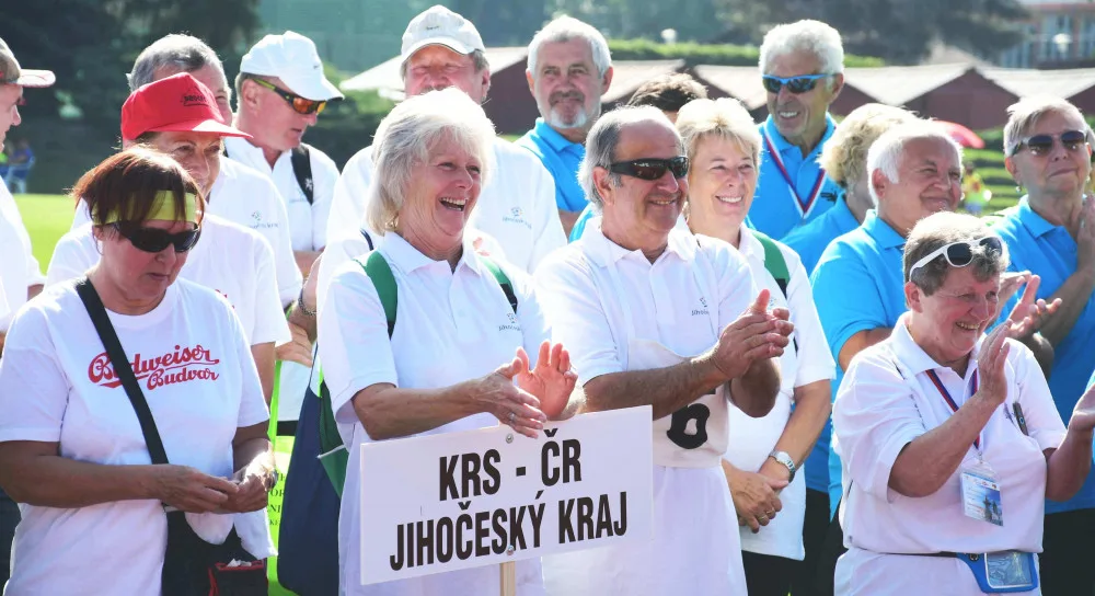 Hejtmanka Stráská zahájila Mezinárodní sportovní hry seniorů. Svým vrstevníkům vzkázala, že nejsou na odpis