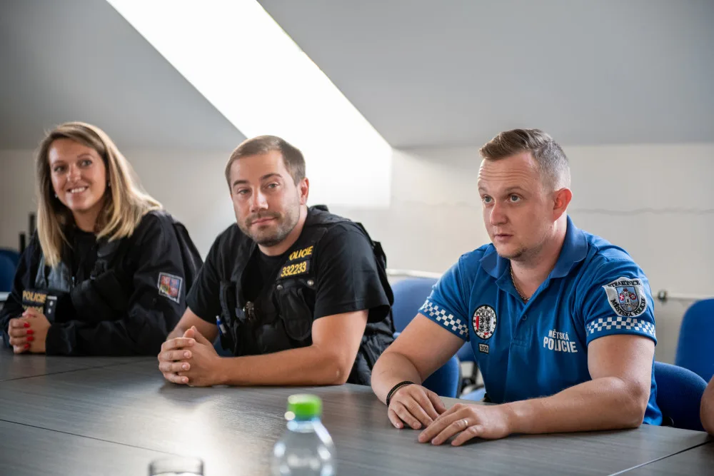 Kristýna Viehmannová, Jiří Pleskač a Zdeněk Suchý.