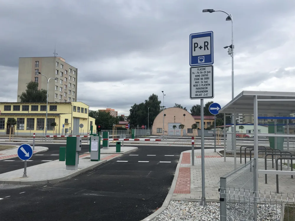 Záchytné parkoviště se rozšířilo.