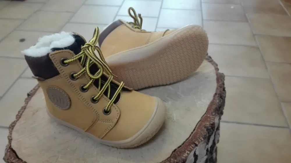 Oblíbené dětské zimní barefoot boty značky Footmark