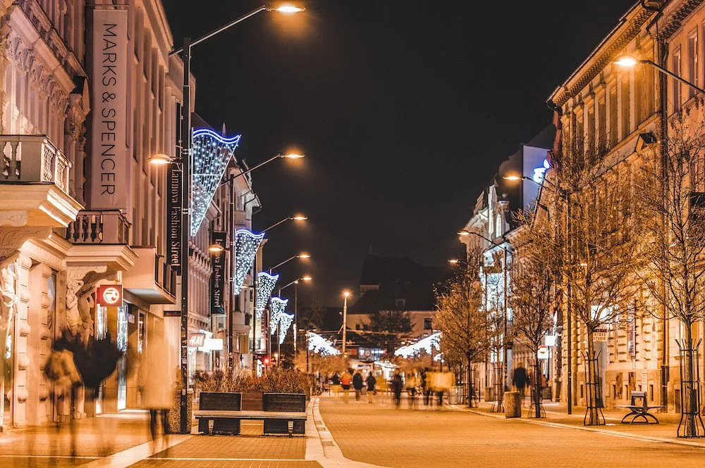 V Budějcích svítí vánoční světýlka za téměř 700 tisíc korun