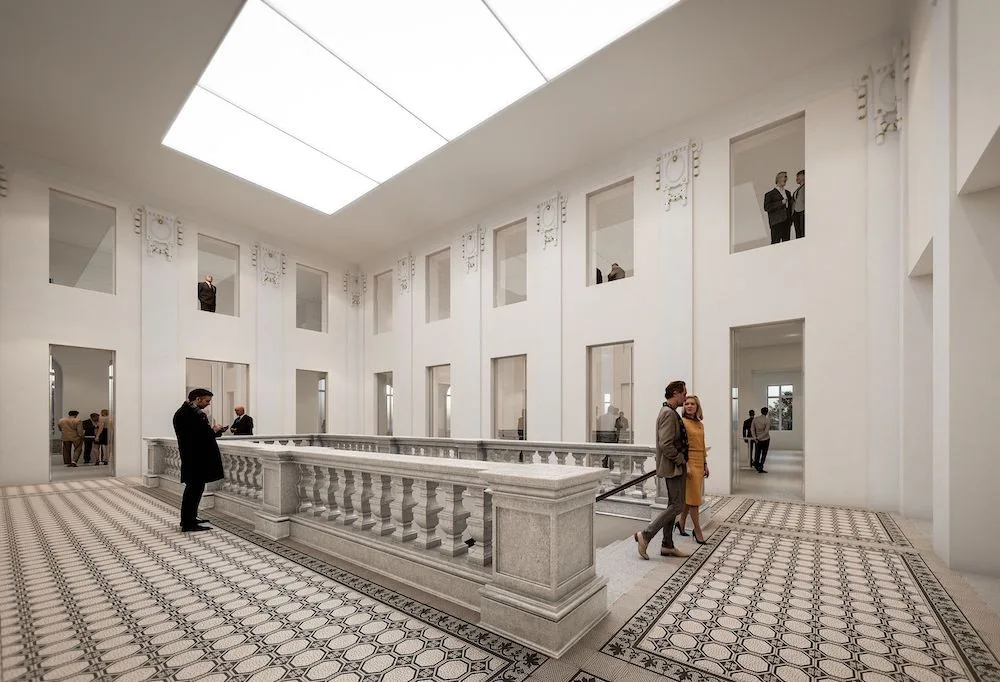 Vítězný návrh předložili architekti z ateliéru Chaix &amp; Morel et Associés, rakouského studia Christian Anton Pichler a rakouský architekt Jan Proksa.