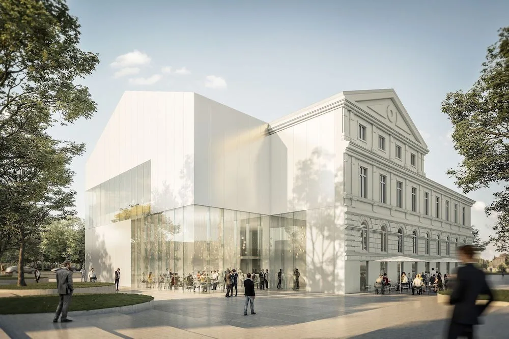 Vítězný návrh předložili architekti z ateliéru Chaix & Morel et Associés, rakouského studia Christian Anton Pichler a rakouský architekt Jan Proksa.