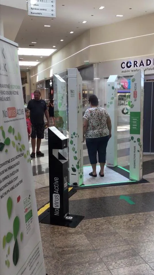 Jihočeši přišli s jedinečným řešením, jak snížit riziko přenosu virové nákazy a Nákupní centrum Géčko je u toho