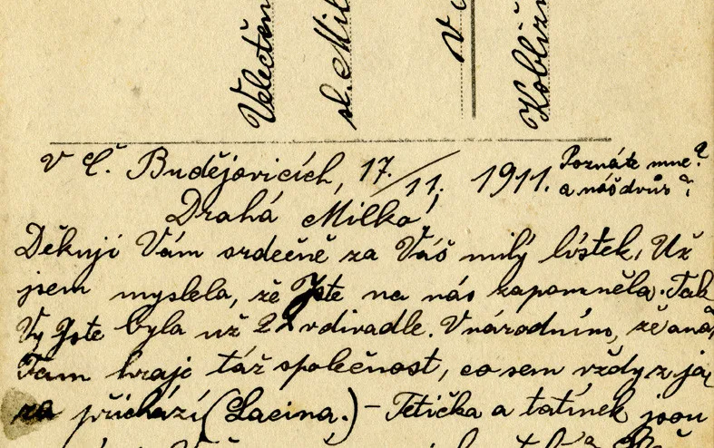 České Budějovice objektivem Milana Bindera a perem Martina Maršíka: historie jedné pohlednice