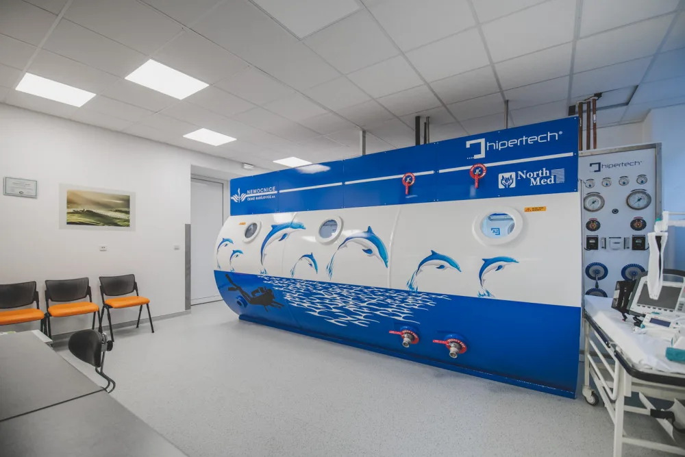 Českobudějovická nemocnice má větší hyperbarickou komoru