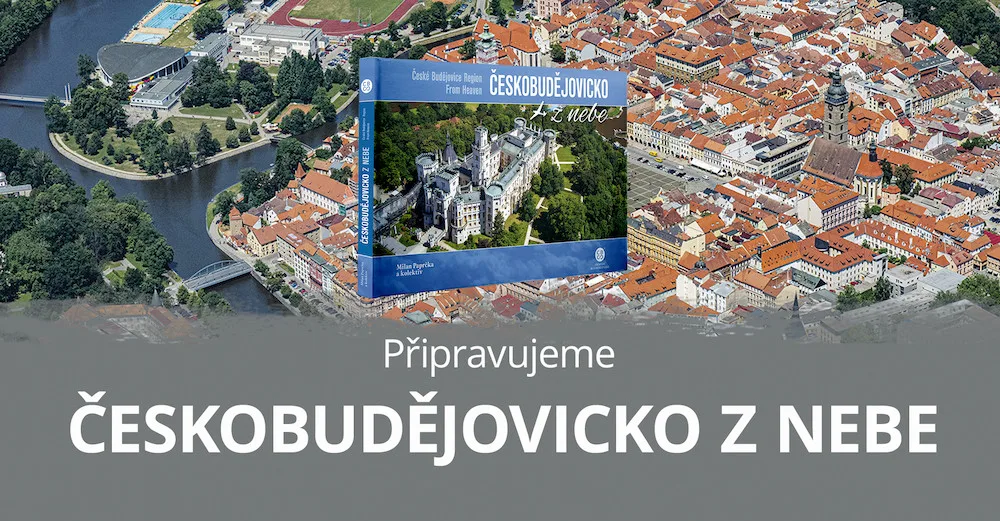 Nová kniha ukáže krásy Českobudějovicka z výšky