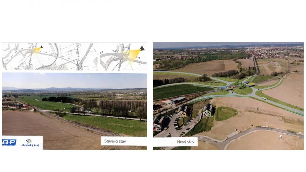 Boršov nad Vltavou a nové dopravní stavby