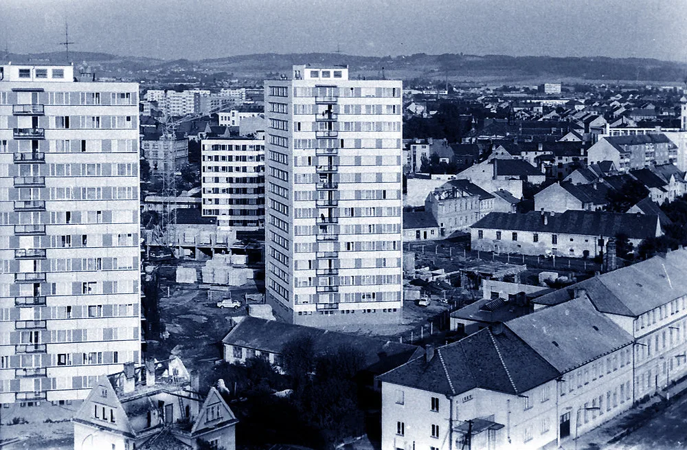 Část Starého města před rokem 1970.