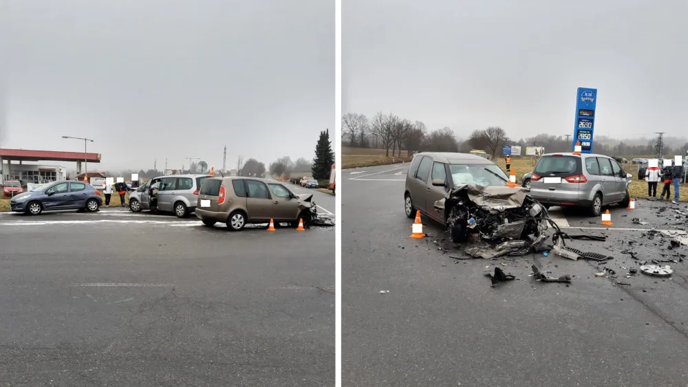 Další nehoda U Stopařky. Záchranná služba převezla do nemocnice tři zraněné osoby.