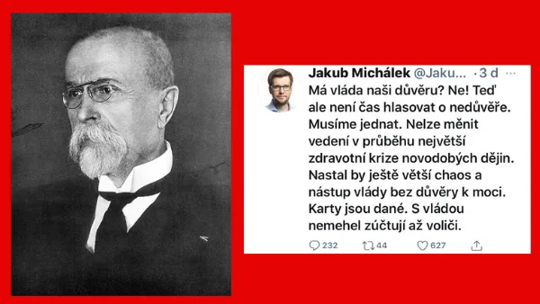 Tradiční T. G. Masaryk a fresh Piráti?