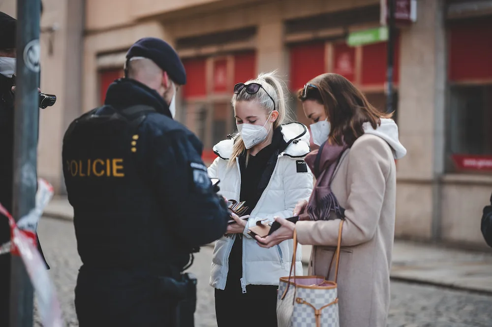 Na demonstraci v Budějcích přišlo zhruba šest desítek lidí