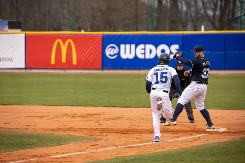 Sokol Hluboká po návratu do baseballové Extraligy na hřišti ještě neprohrál