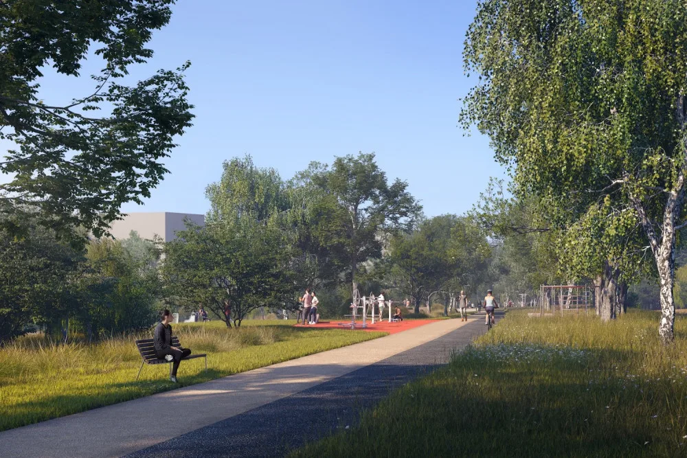 Studie k parku 4 Dvory je hotová. Nová část nabídne větší skatepark, zeleň, ale i prostor pro sport a rekreaci