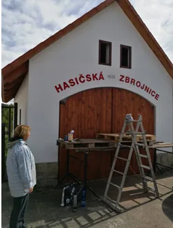 Opravená hasičská zbrojnice v Nové Vsi.