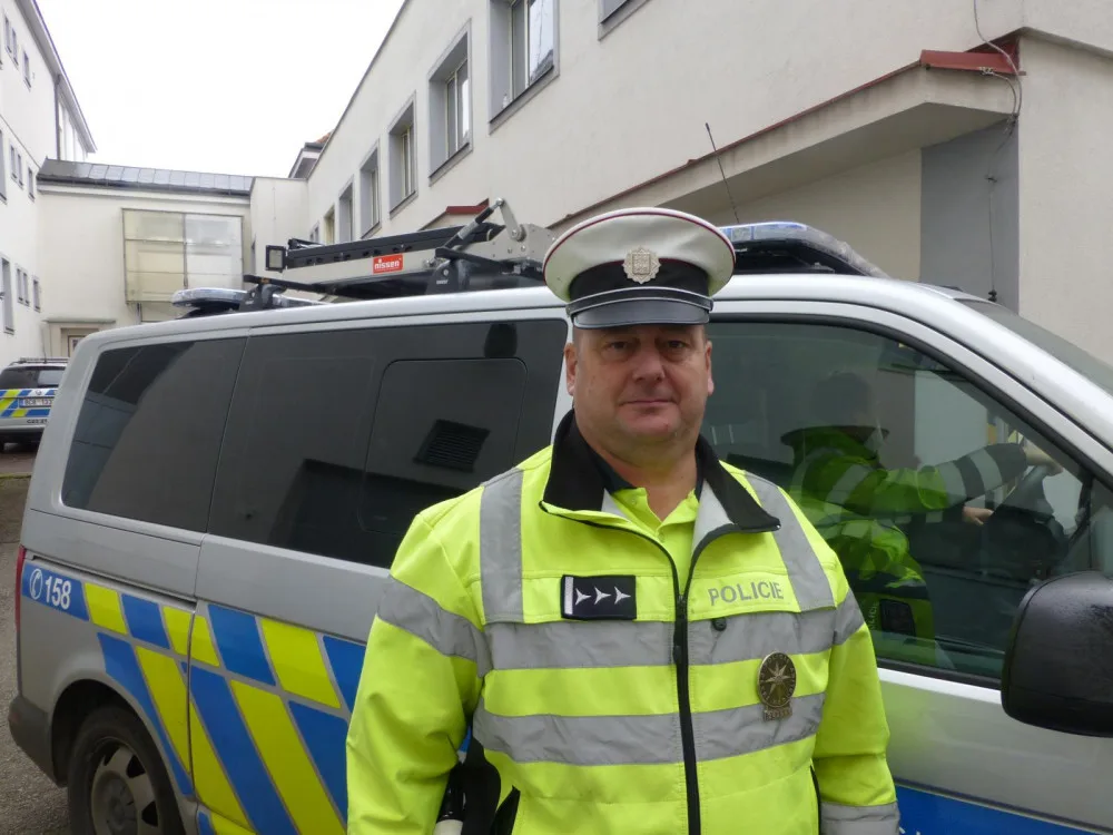 Dopravní policista Jiří Punda.