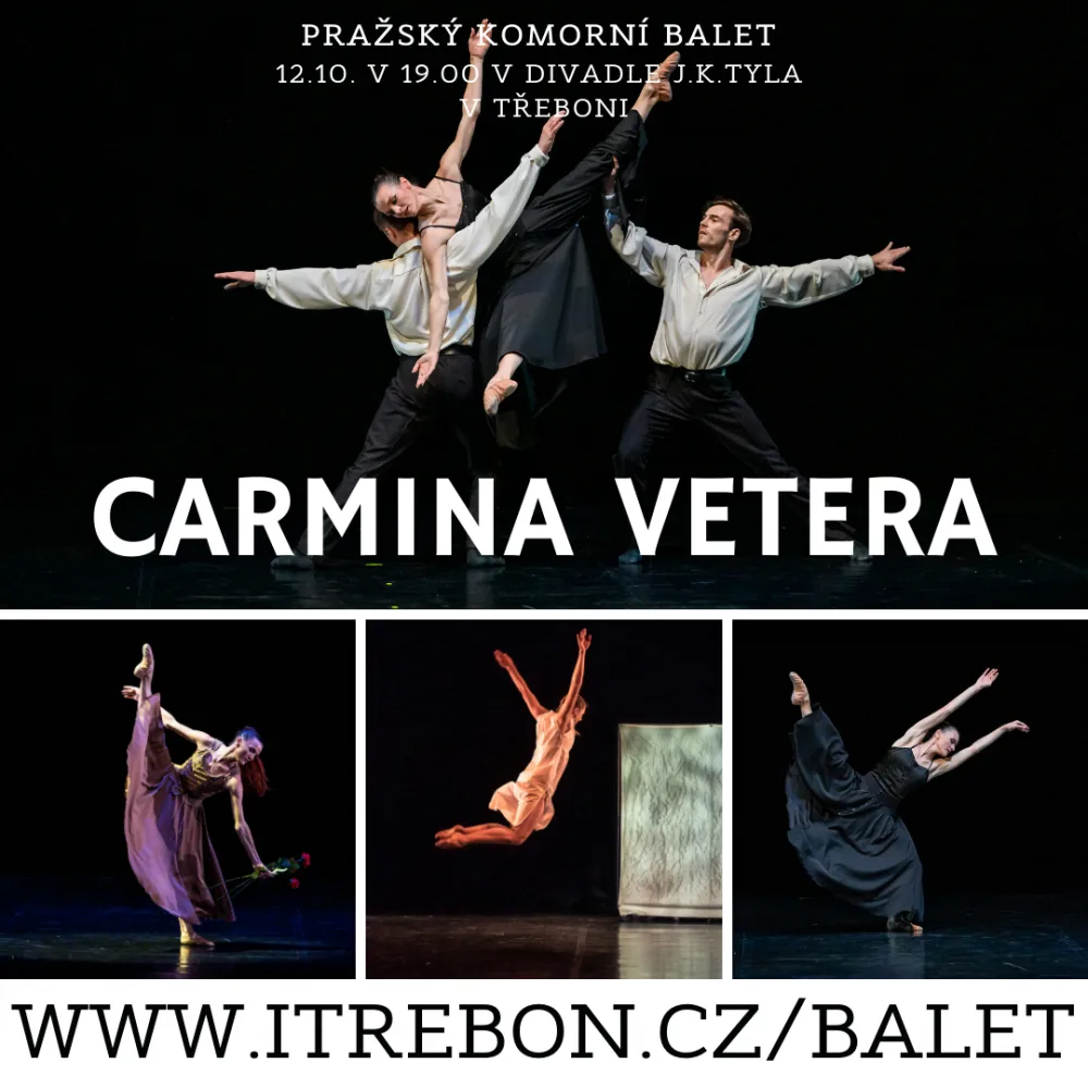 Carmina Vetera. Pražský komorní balet přijede do Třeboně