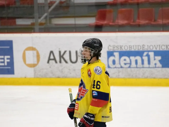 Českobudějovický dorostenec Samuel Drančák byl nominován na další reprezentační akci U16.