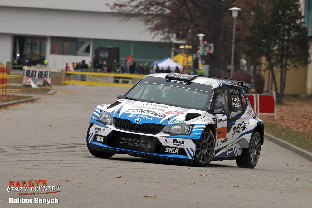 Krumlovská rally odstartovala zkouškou na budějckém výstavišti.