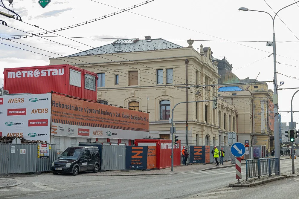 Nádraží v Českých Budějovicích.