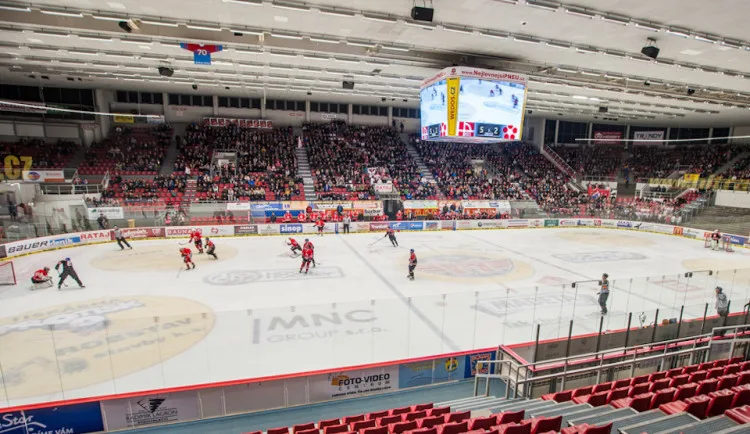 Budvar aréna v Českých Budějovicích.