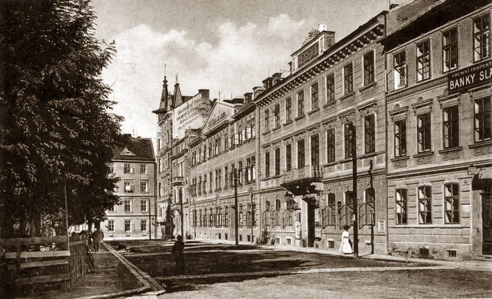 Českobudějovická Beseda Na Sadech kolem roku 1930.
