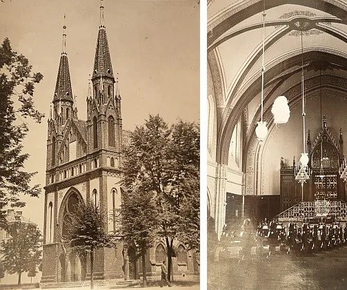 Synagoga v Českých Budějovicích na pohlednicích z počátku 20. století ze sbírek Jihočeského muzea v Českých Budějovicích (viz i Max Fleischer, Jakob Fried a Israel Kohn).