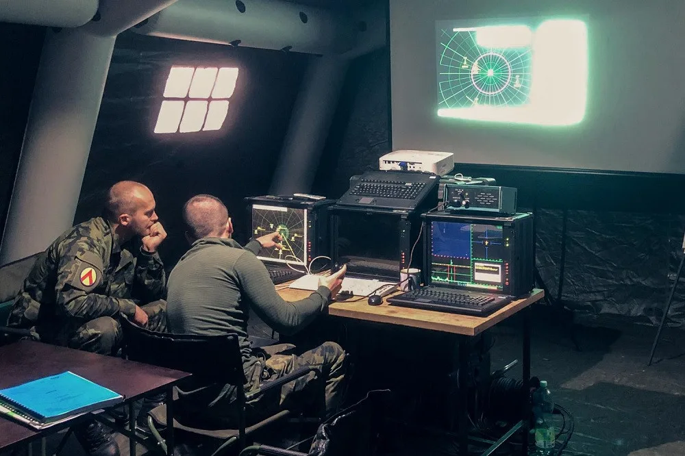 Vojáci využívali při výcviku i simulační technologie. Foto: František Hammerbauer