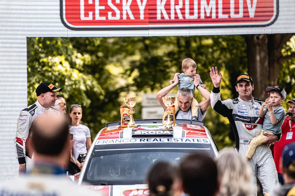 Věděli, že už nejde jet rychleji a že musíme něco vymyslet. Kopecký v závěru Rallye Český Krumlov zariskoval