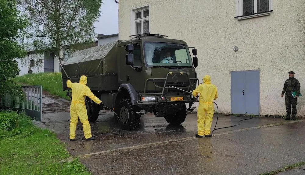 Dekontaminace vozidla
