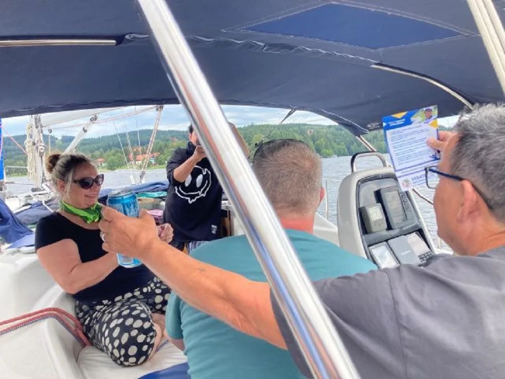 Policisté kontrolovali plavidla na Lipně